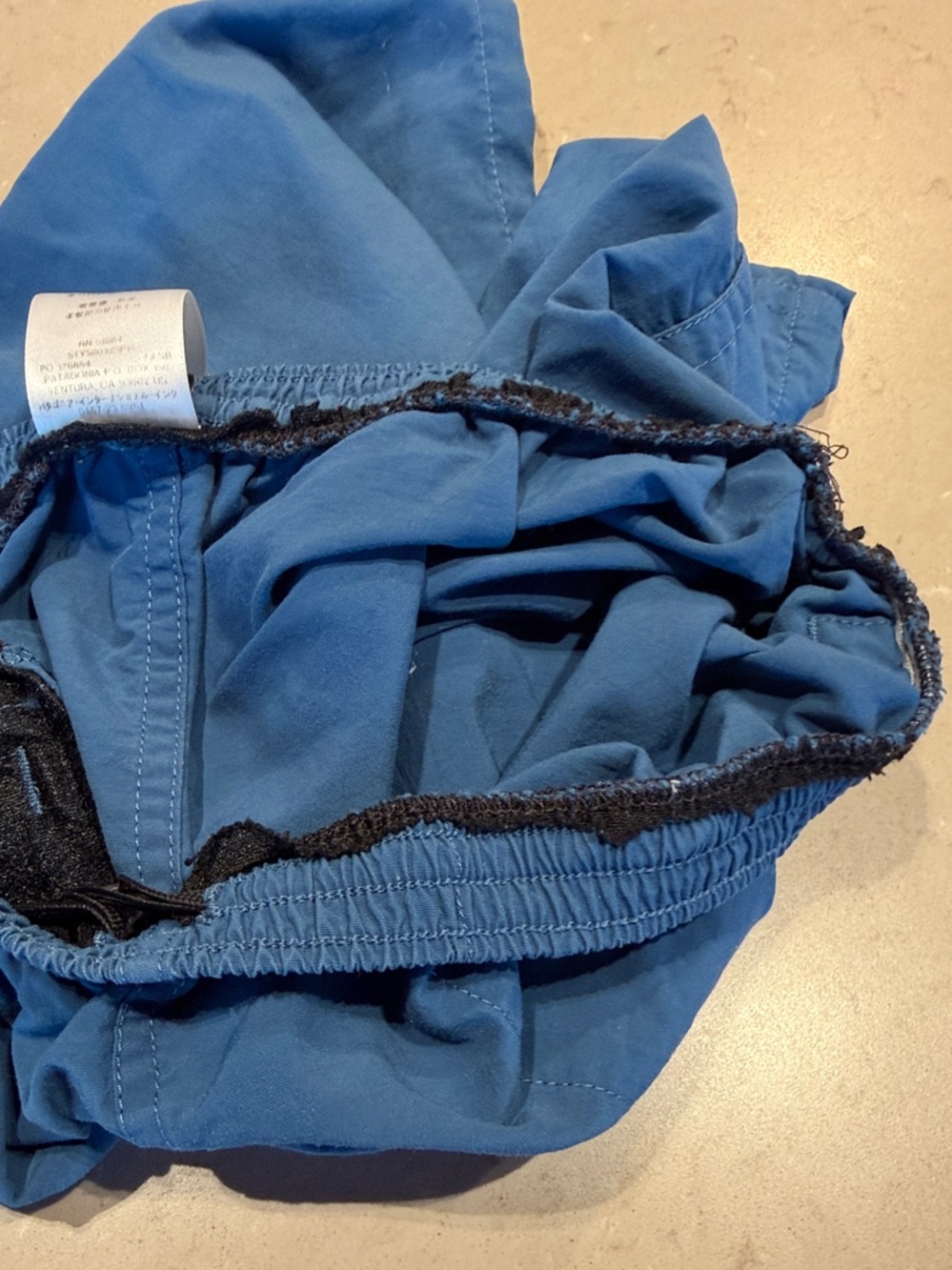 Patagonia Baggie’s Long 7” Men's Small Blue Nylon Unlined Elastic-Waist Shorts - Picture 8 of 8